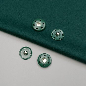 Кнопка пришивная, матовый зеленый, 21 мм (010521)