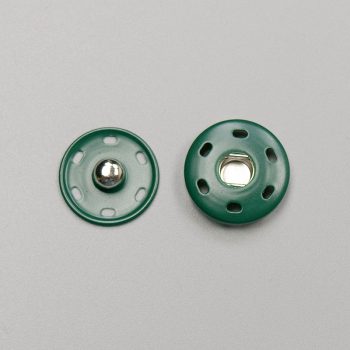 Кнопка пришивная, матовый зеленый, 21 мм (010521)
