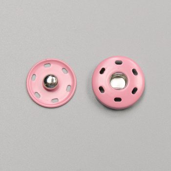 Кнопка пришивная, матовый розовый, 21 мм (010524)