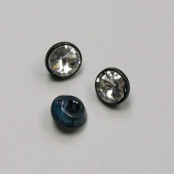 Пуговицы кристалл Gafforelli, 10 мм, риволи т.синий (010627)