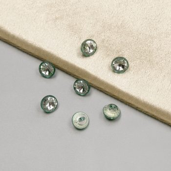 Пуговицы кристалл Gafforelli, 10 мм, риволи зеленый (010628)