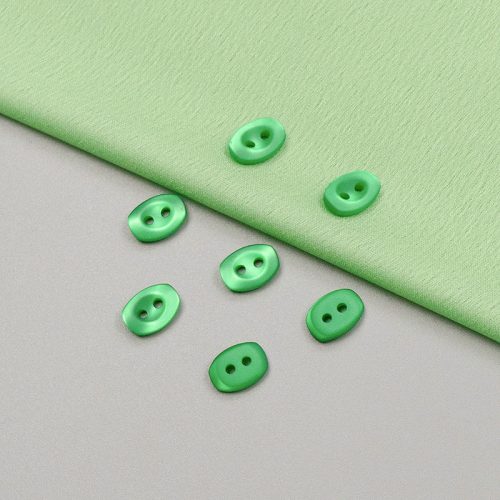 Пуговицы пластиковые, 11 мм, зеленый (010634)