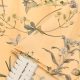 Сатин сорочечный (полевые цветы на золотисто-бежевом) (010767)
