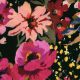 Мраморная вискоза (цветы цвета фуксии, 1) (011060)