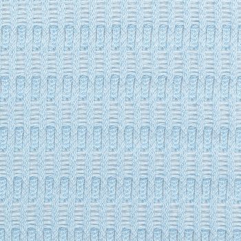 Трикотаж структурный именной (вафельные ряды, голубой) (011159)
