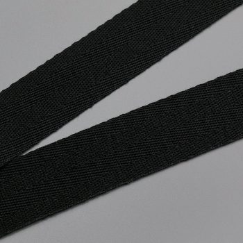 Лента киперная, хлопок, 30 мм, черный  (011088)