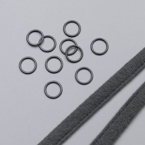 Кольцо металлическое для бюстгальтера, 11 мм, темная тень (ARTA-F) (011103)