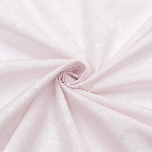 Сатин-жаккард сорочечный (светло-розовое парфе в цветочек) (011289)