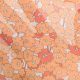 Жоржет вискозный (оранжево-алые цветочки) (011300)