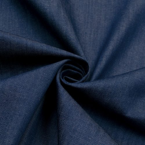 Деним-стрейч костюмный, шанжан (классический синий) (011342)