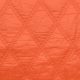 Ткань курточная двухсторонняя, стеганая на синтепоне (ромбы на оранжевом) (011344)