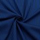 Габардин хлопковый костюмный (ярко-синий в полосочку) (011384)