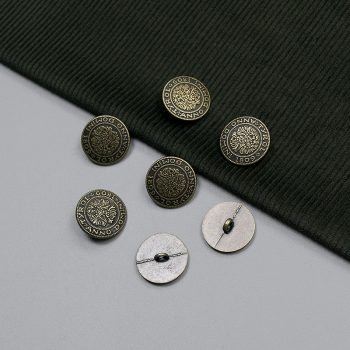 Пуговицы металлические 20  мм, герб, латунь (011503)