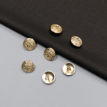 Пуговицы металлические, золото, восточная вязь, 15 мм (011533)