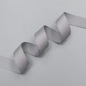 Репсовая лента, серебристый - silver, 25 мм, Corseteria (011542)
