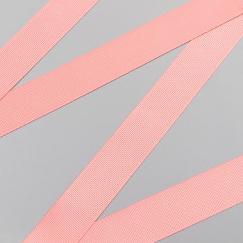 Репсовая лента, светлый корал - light coral, 25 мм, Corseteria (011548)