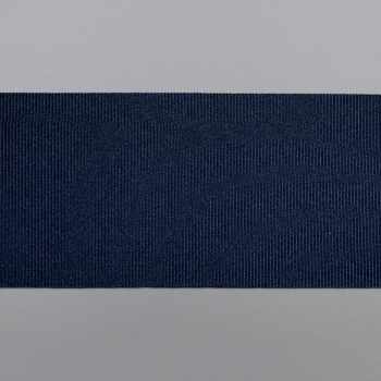 Лента репсовая, полиэстер, 50 мм, т.синий (011557)