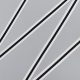 Лента репсовая, полиэстер, 10 мм, черный-белый (011562)