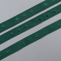 Кнопки пластиковые на ленте, 17 на 70 мм, т.зеленый (011573)