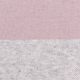 Трикотаж пике, розовая полоска на сером (011695)
