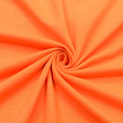 Футер хлопковый, именной, оранжевый неон (011708)