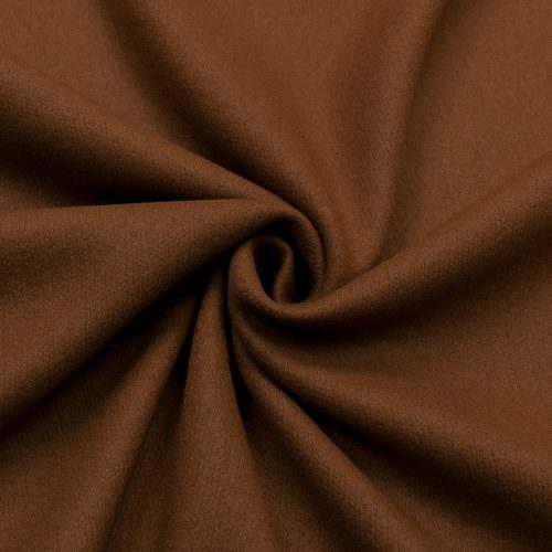 Трикотаж вязаный шерстяной, цвет пряно-коричневый (011768)