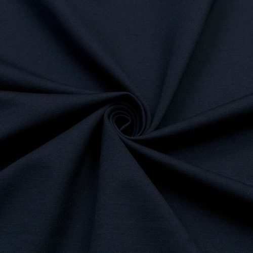 Трикотаж джерси вискозный, цвет темно-синий (011819)
