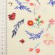 Ткань кади с цветочным рисунком, цвет ванильно-молочный (011841)