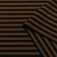 Трикотаж джерси вискозный в черно-коричневую полоску (011850)