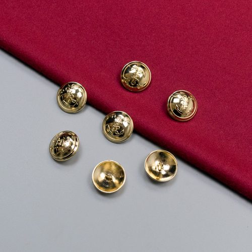 Пуговицы металлические, золотой якорь, 22.5 мм (001756)