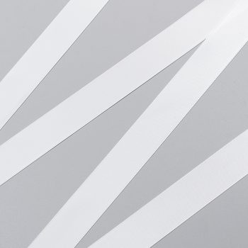 Лента атласная, белый - white, 25 мм, Corseteria (011754)