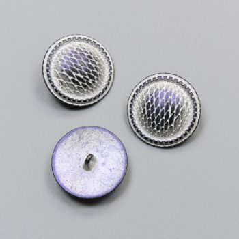 Пуговицы металлические, белая кобра, 28 мм (011891)