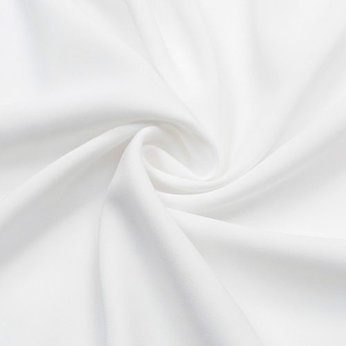 Ткань кади-стрейч, цвет белый, регуляр (011933)