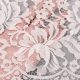 Кружево неэластичное шантильи, бледно-розовый, 26 см (012003)