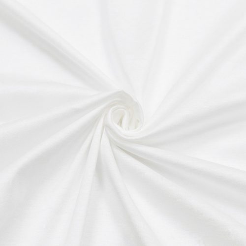 Трикотаж-вуаль хлопковый именной, белый меланж (012016)