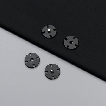 Кнопка пришивная, 18 мм, черный (005606)