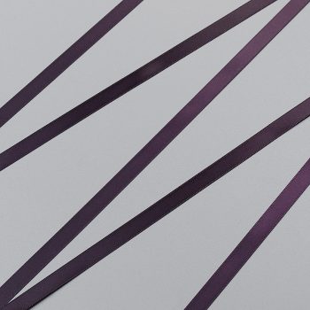 Лента атласная, сливовое вино - shadow purple, 9 мм, Corseteria (011911)