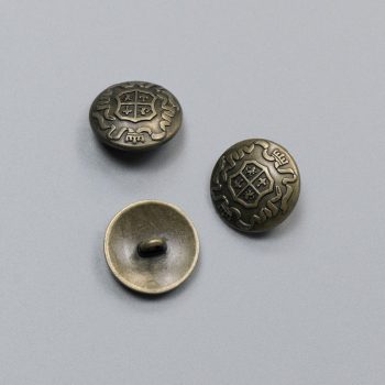 Пуговицы металлические, латунь, большой герб, 20 мм (012084)