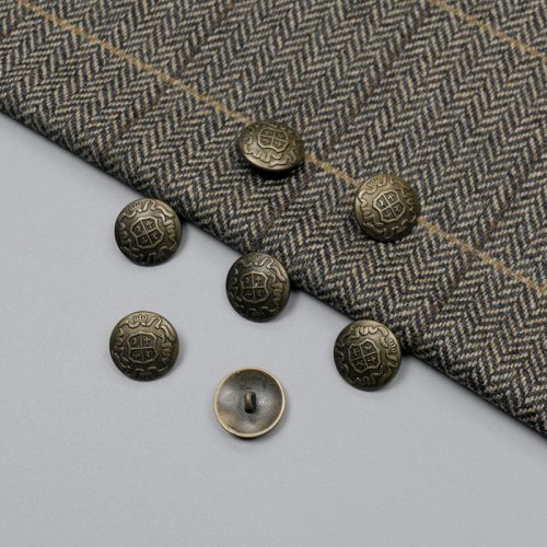 Пуговицы металлические, латунь, большой герб, 20 мм (012084)