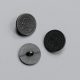 Пуговицы металлические, черный, монета, 18 мм (012094)