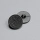 Пуговицы металлические, черный, монета, 18 мм (012094)