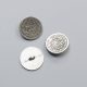 Пуговицы металлические, серебро, монета, 18 мм (012095)