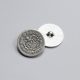 Пуговицы металлические, серебро, монета, 23 мм (012096)