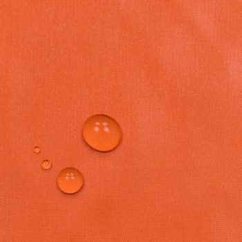Ткань плащевая именная с напылением, цвет оранжевый (012167)