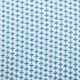 Рогожка хлопковая с узором, бирюзово-голубой (012181)