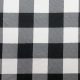 Твил вискозный в шахматную клетку, черно-белый (012236)
