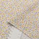 Штапель вискозный с рисунком, лилово-желтый цветочек (012237)