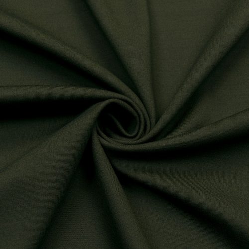 Трикотаж джерси вискозный, темно-зеленый (012253)