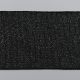 Подвяз трикотажный, черный с люрексом, 8х80 см (012207)