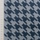 Ткань плащевая с лого-мотивом, темно-синий пье-де-пуль (012270)